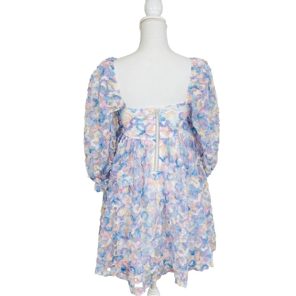 Storia 3D Floral Empire Mini Dress Size Small - Picture 6 of 13